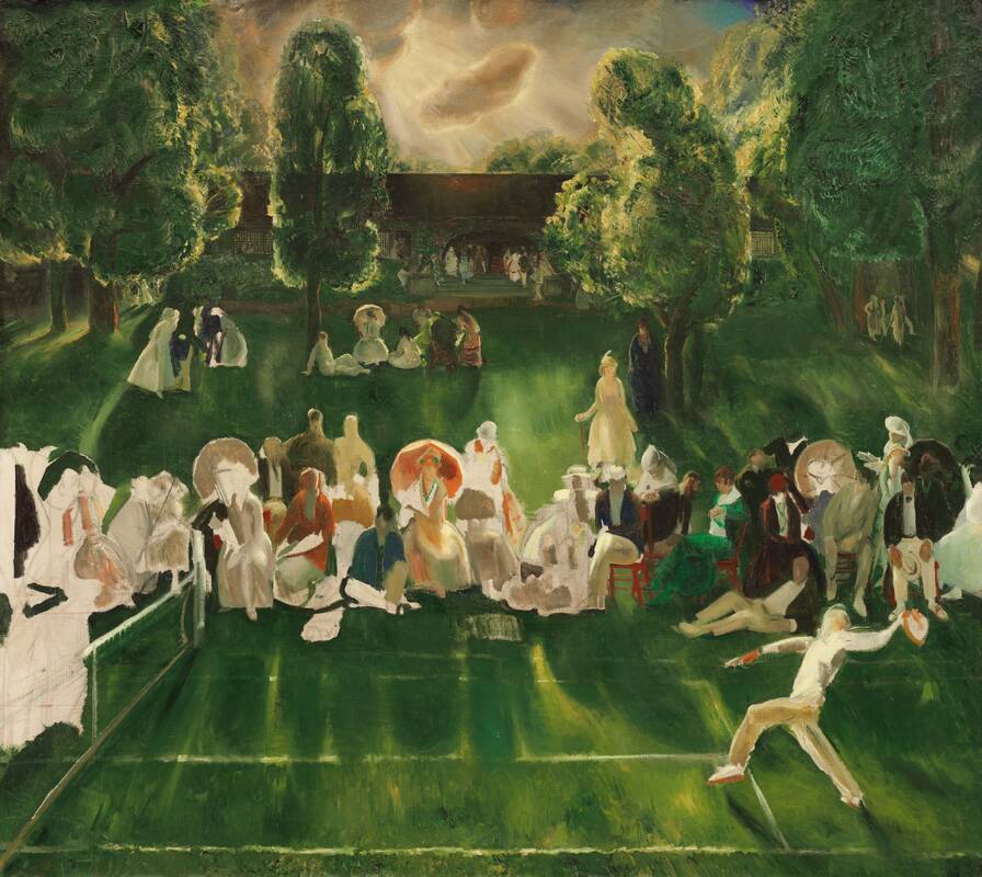 Tennis Tournament by George Bellows, 1920